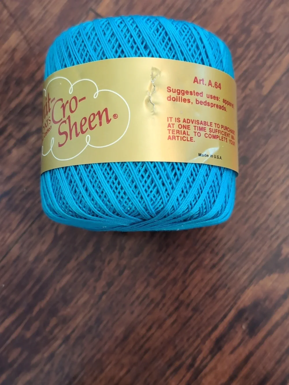 South Maid 100% Mercerized Cotton Crochet Thread White yd (Lot of 8) Mix Lot - Picture 5 of 7